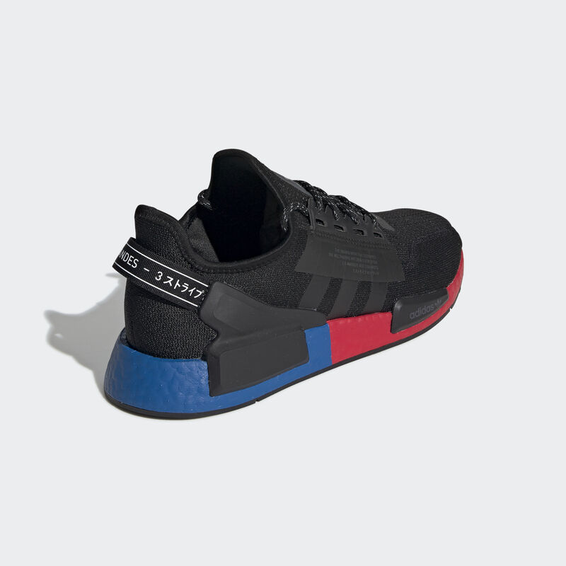 Nmd black shop red and blue